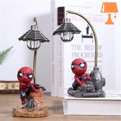 lampe de chevet spider man design