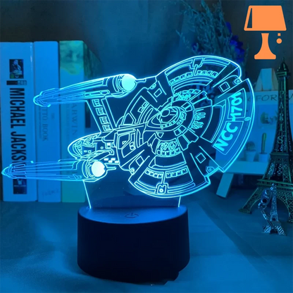 lampe de chevet star wars vasseau