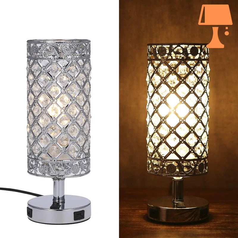 lampe de chevet avec strass originale