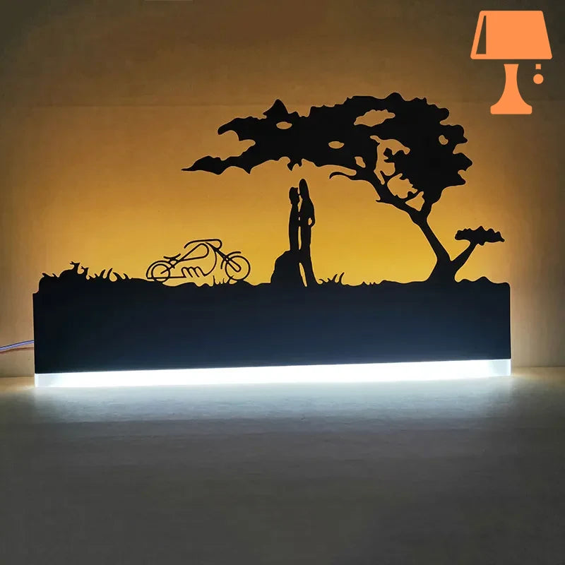 lampe de chevet style africain amoureux