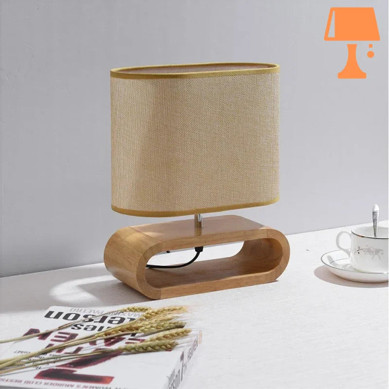 lampe de chevet style campagne chic table