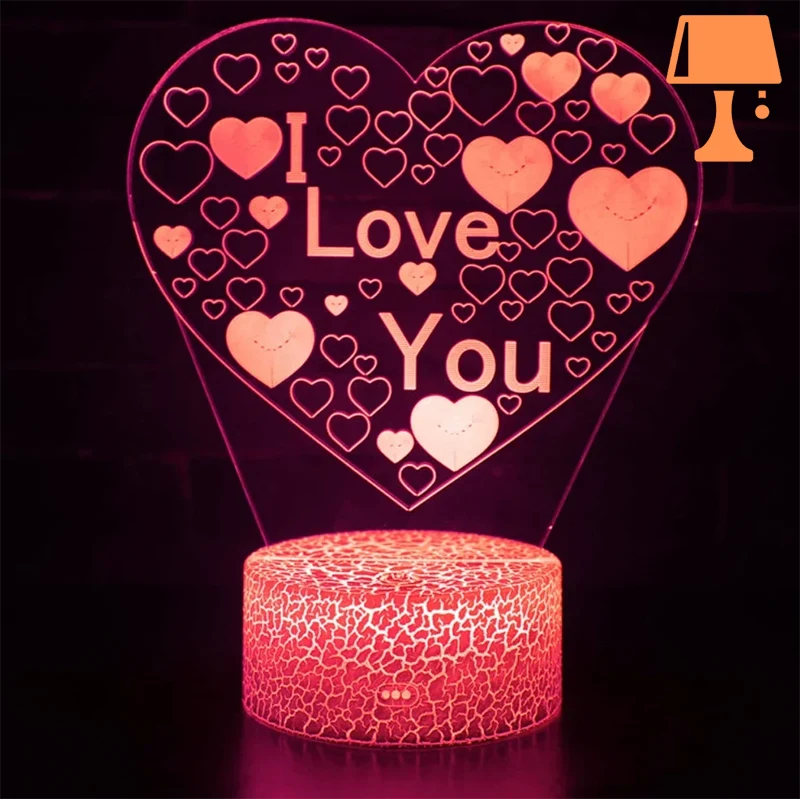 Lampe de Chevet Style Romantique Rouge