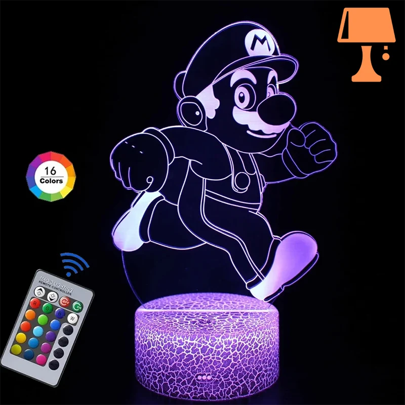 lampe de chevet super mario a