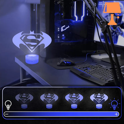 lampe de chevet superman originale