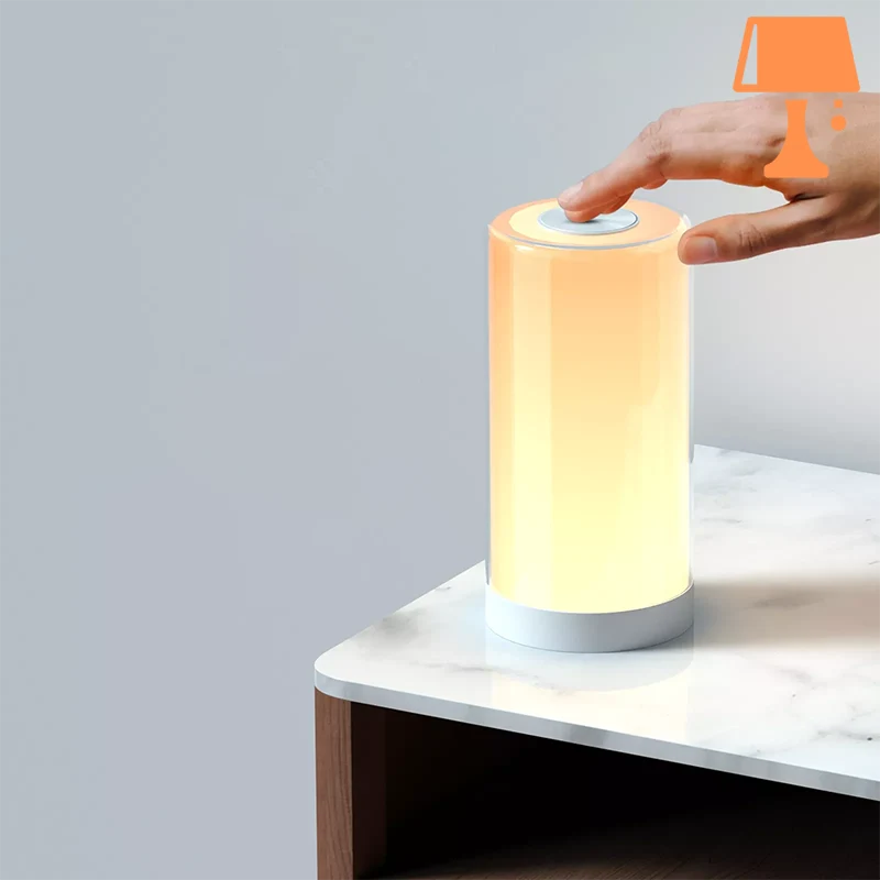 lampe de chevet tactile lit chambre