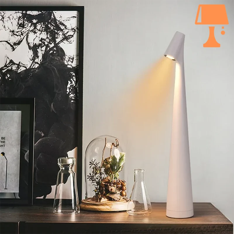 lampe de chevet touch blanc table