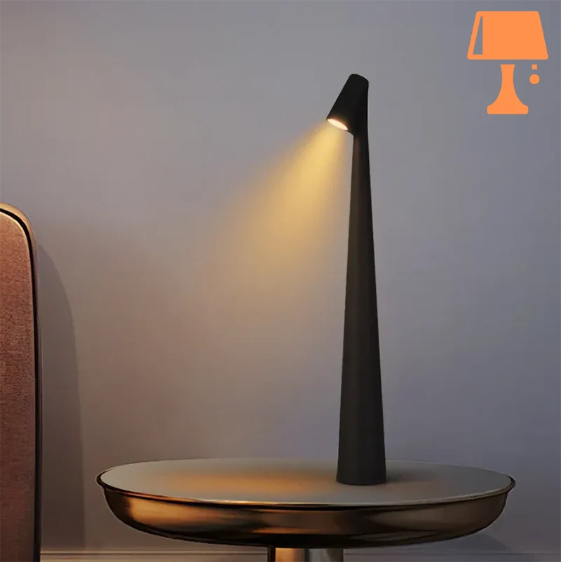 lampe de chevet touch noir chambre