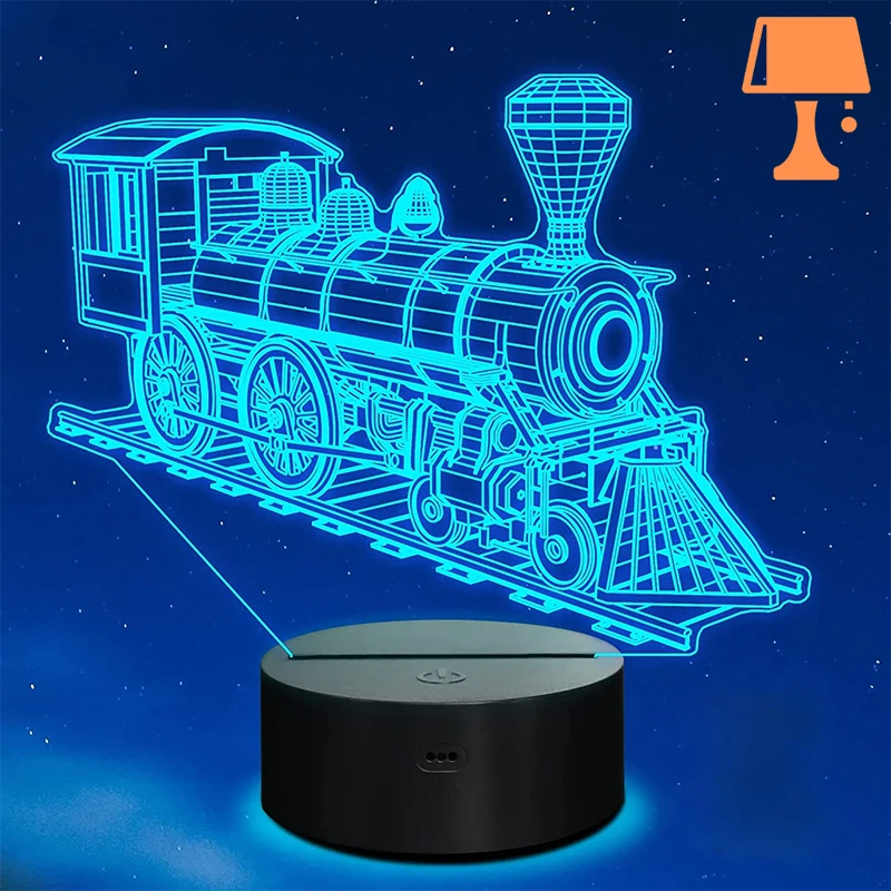 lampe de chevet train design