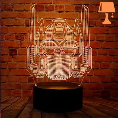 lampe de chevet transformers originale