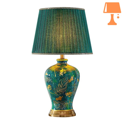 lampe de chevet turquoise design