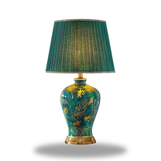 lampe de chevet turquoise