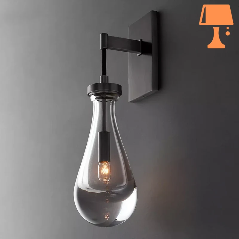 Lampe de Chevet Type Industrielle Noir