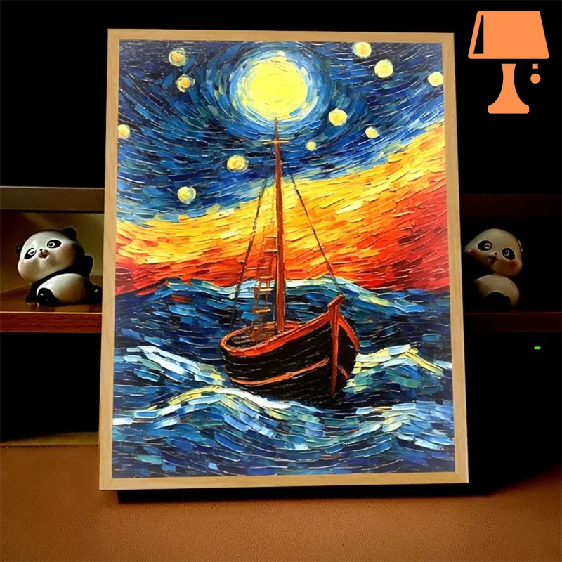 lampe de chevet van gogh bateau