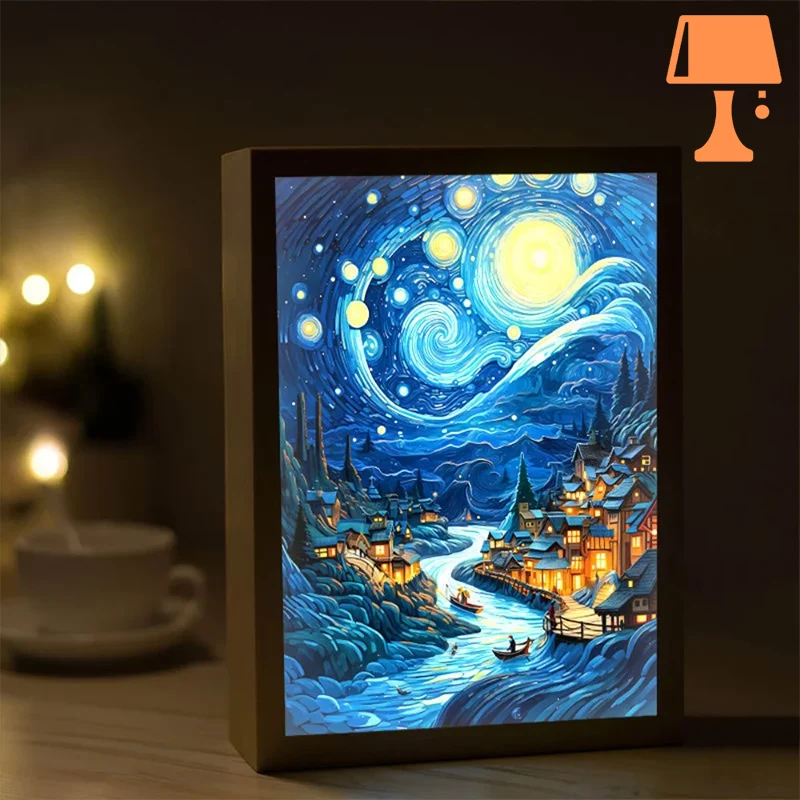 lampe de chevet van gogh design