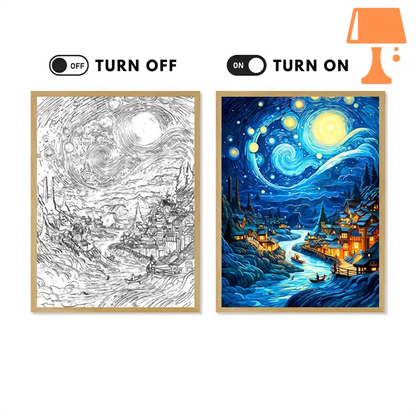 lampe de chevet van gogh style a