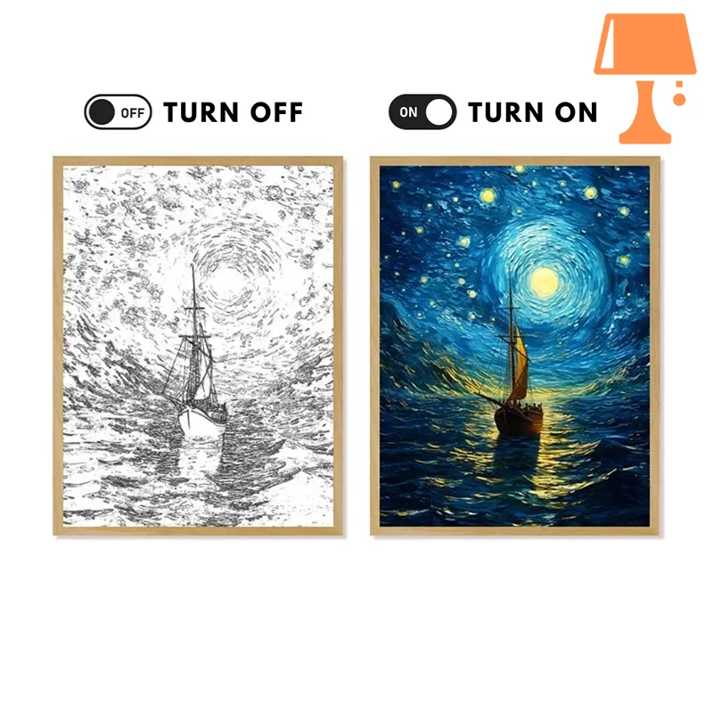 lampe de chevet van gogh style b