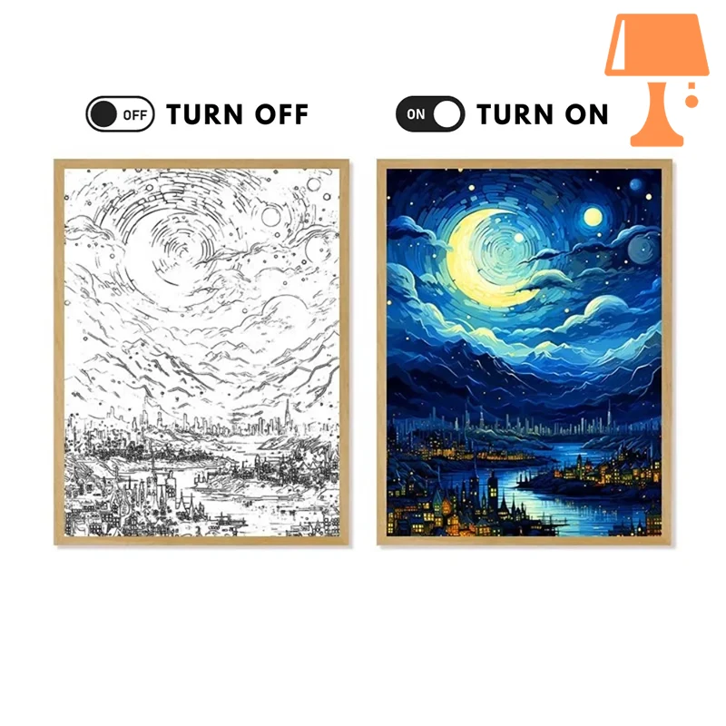 lampe de chevet van gogh style c