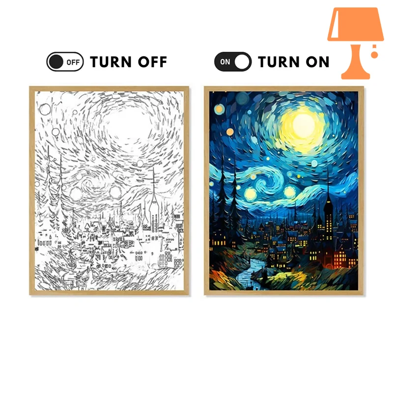 lampe de chevet van gogh style d