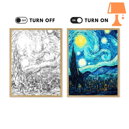 lampe de chevet van gogh style e