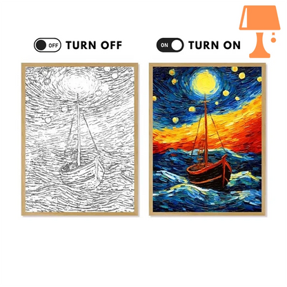 lampe de chevet van gogh style f