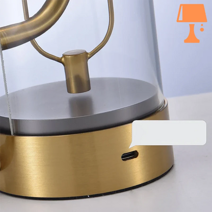 lampes de chevet en verre usb