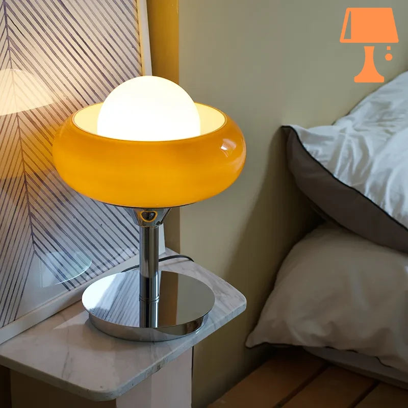 Lampe de Chevet Vintage Orange Chambre