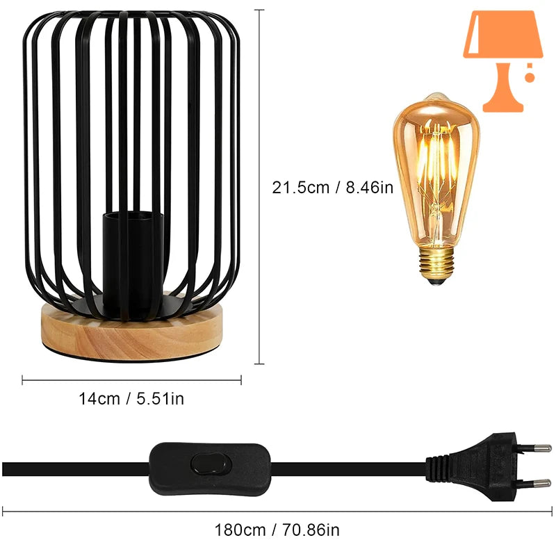 lampe de chevet watt noir