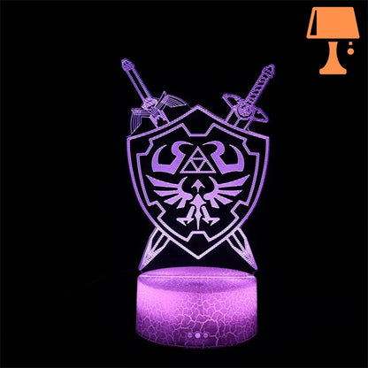 lampe de chevet zelda épée