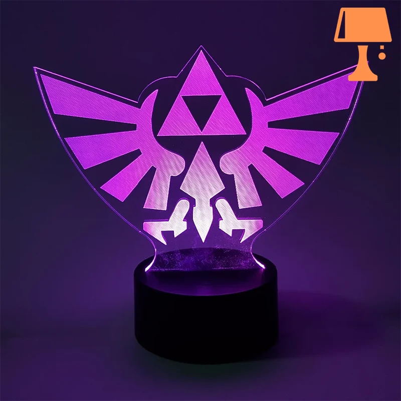 lampe de chevet zelda ailes