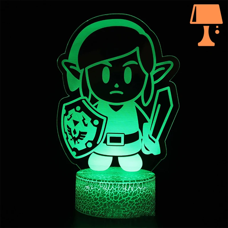 lampe de chevet zelda link