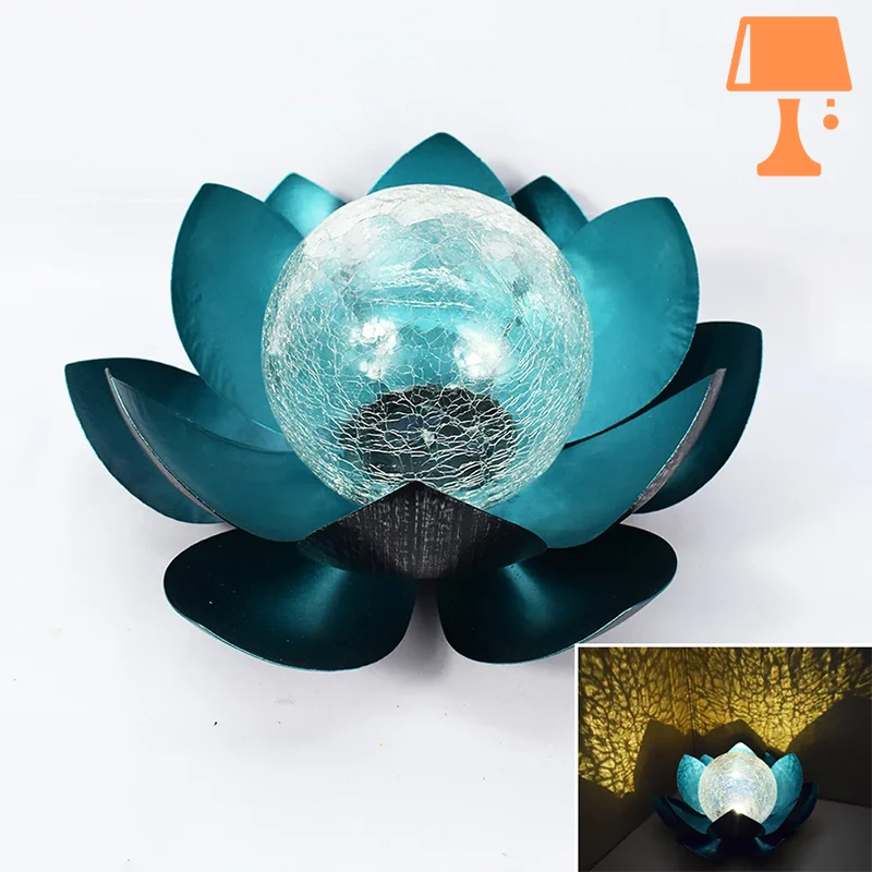 lampe de chevet zen bleu