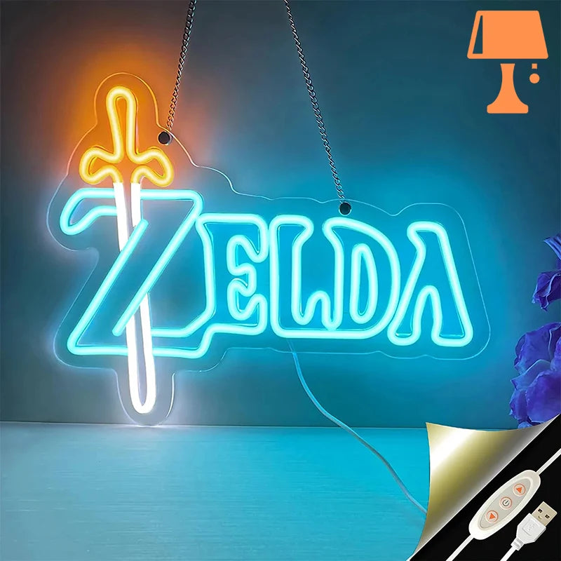 lampe epee master sword zelda design