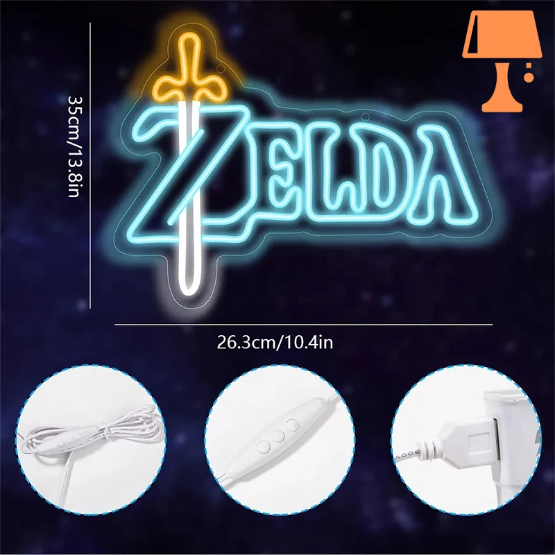 lampe epee master sword zelda mesure