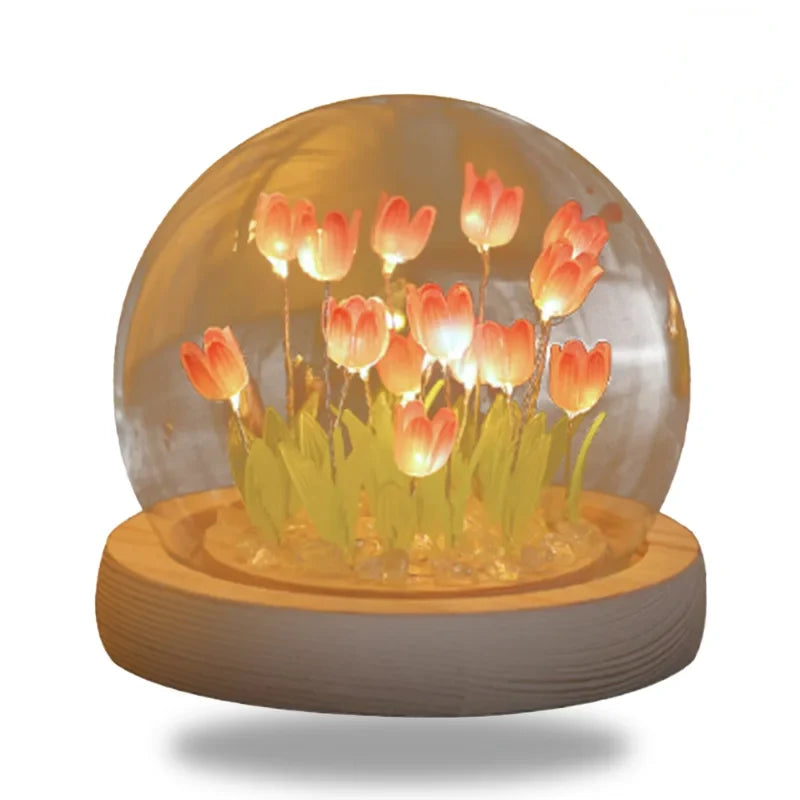 lampe fleur sans fil