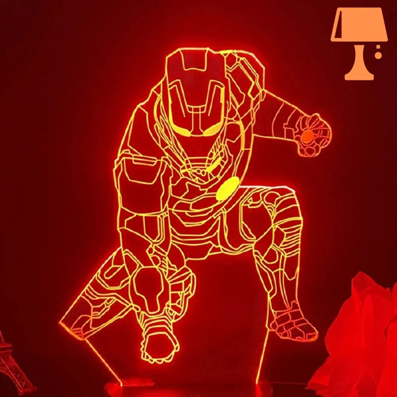 lampe iron man design