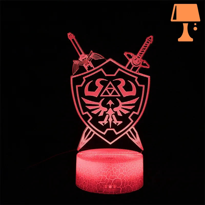 lampe master sword rouge