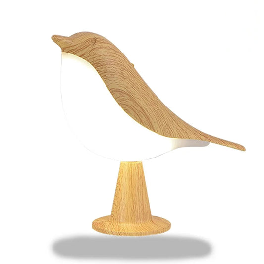 lampe oiseau bois