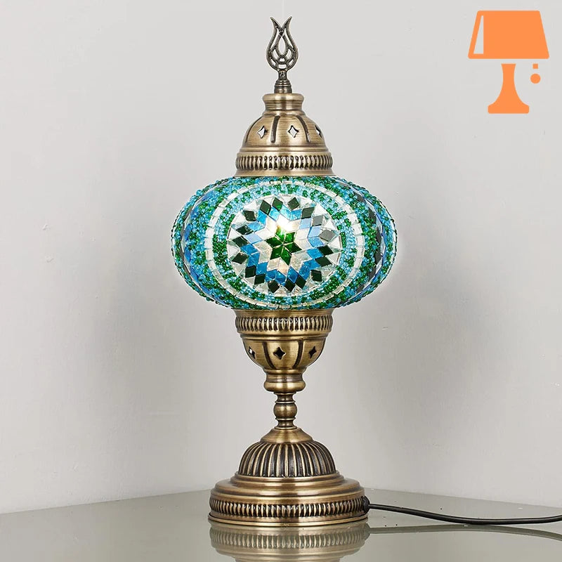 Lampe Orientale Bleue