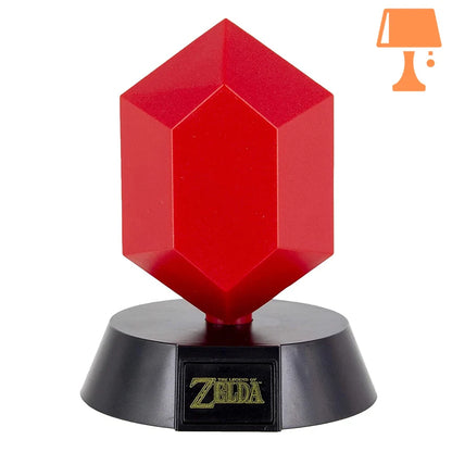 lampe rubis zelda design