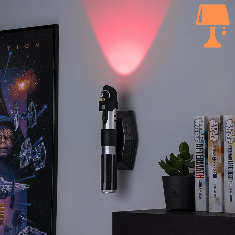 lampe sabre laser murale originale