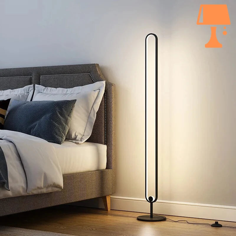 lampe sur pied design morderne tete de lit