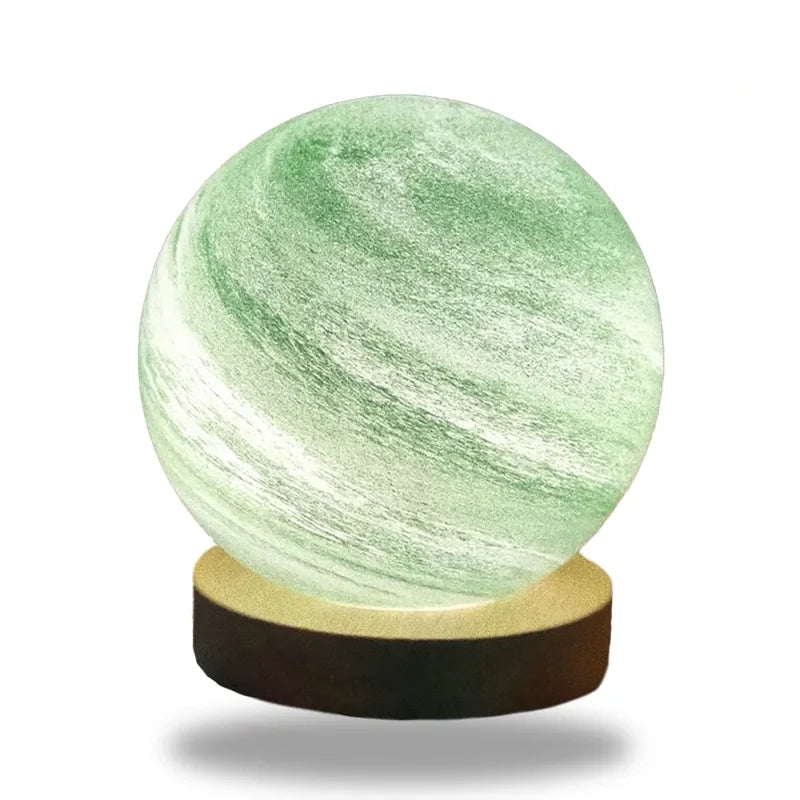 lampe verre vert