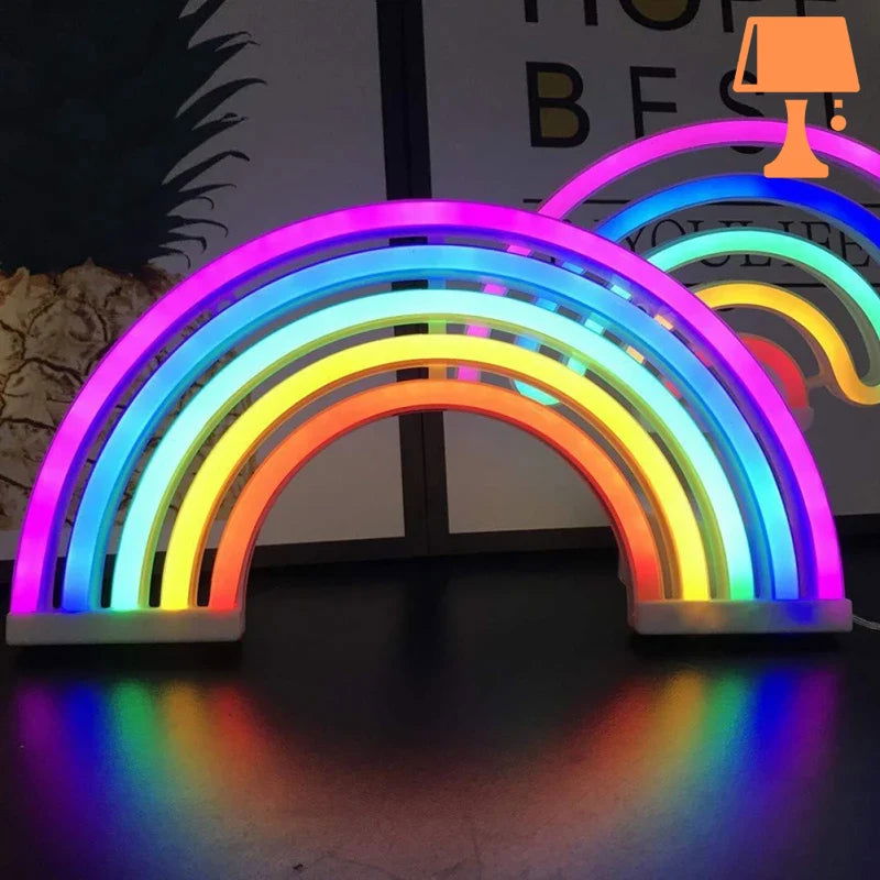 lampe arc en ciel design