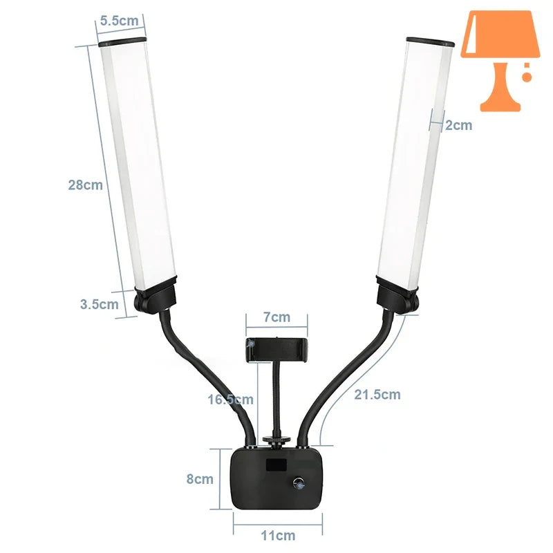 lampe articulée sur pied design