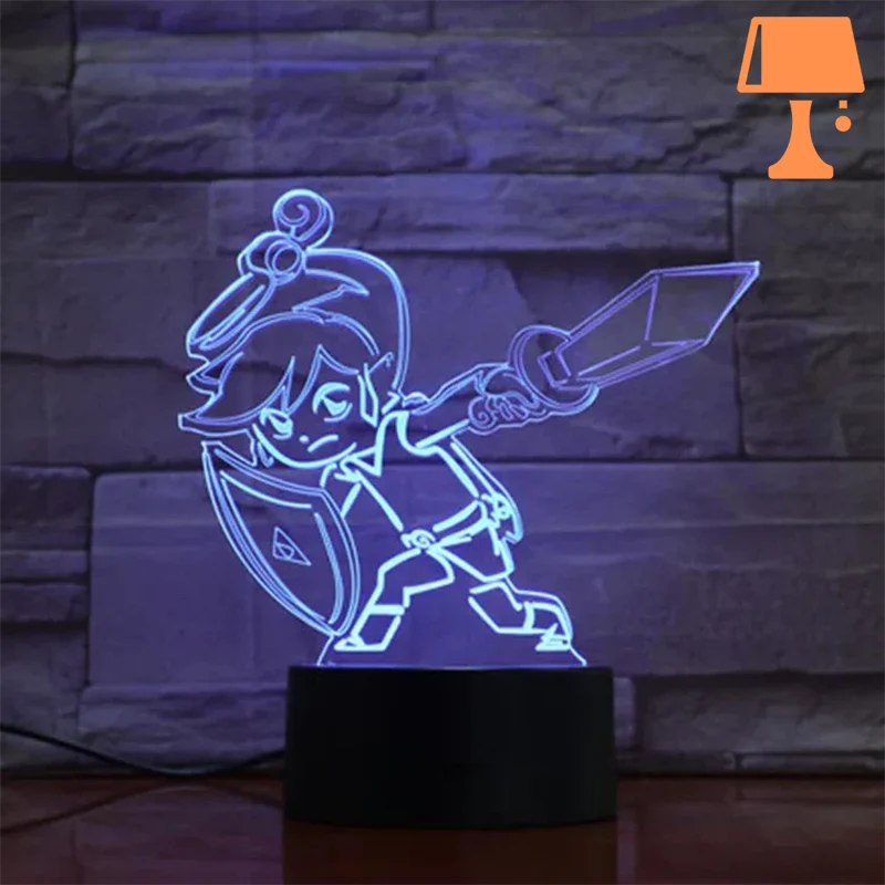 lampe bureau zelda link