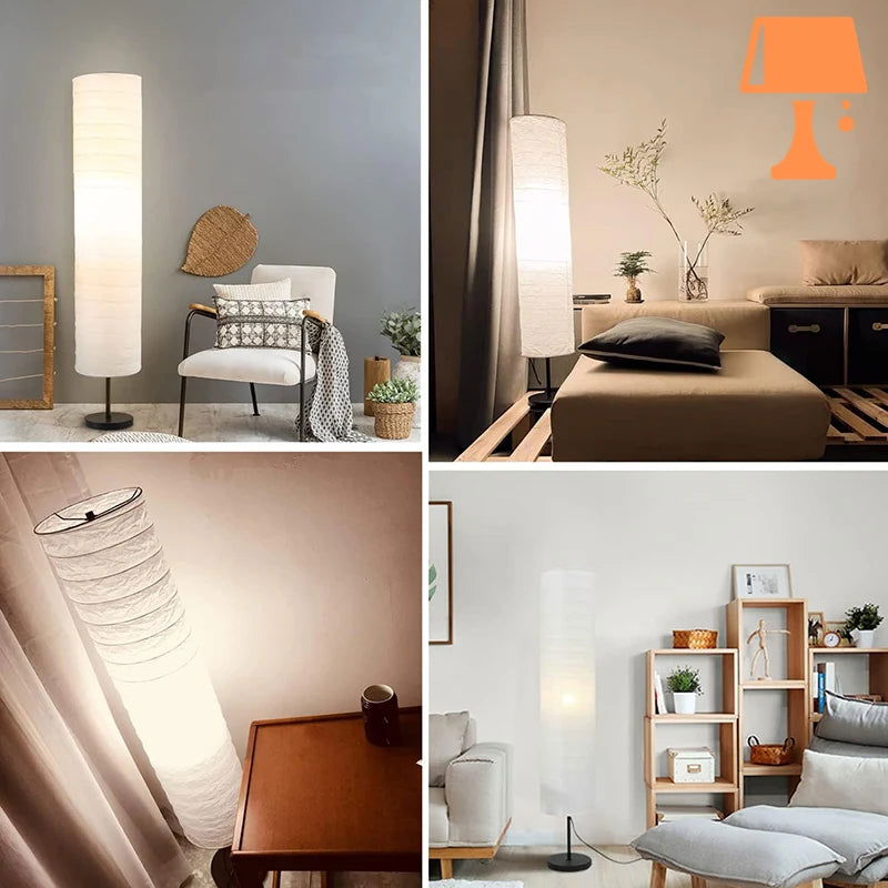 lampe de chevet abat jour papier originale