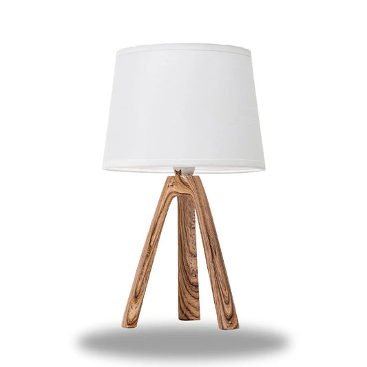 lampe de chevet acajou