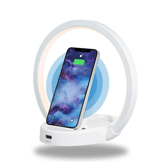 lampe de chevet avec chargeur telephone