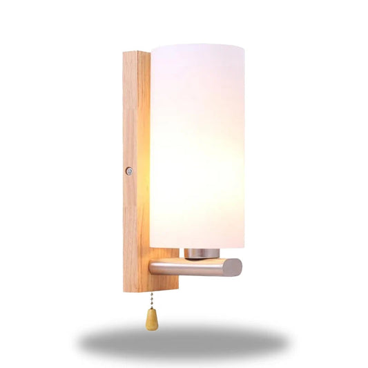 lampe de chevet blanc bois