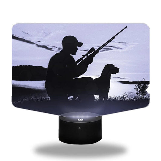 lampe de chevet chasse